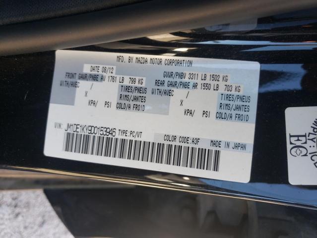 JM1DE1KY9D0153946 - 2013 MAZDA MAZDA2 黑色 照片 12