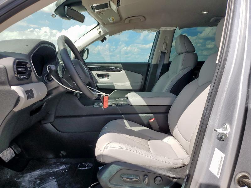 5FNYG2H40PB007544 - 2023 HONDA PILOT EXL SILVER photo 7