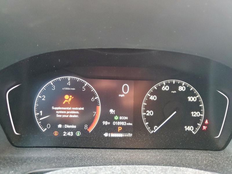 5FNYG2H40PB007544 - 2023 HONDA PILOT EXL SILVER photo 9