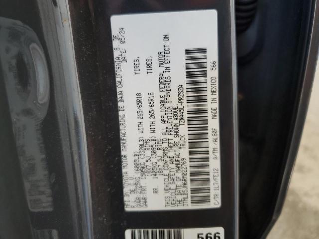 3TMLB5JN6RM022769 - 2024 TOYOTA TACOMA DOUBLE CAB GRAY photo 13