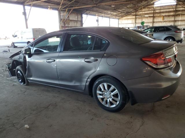 19XFB2F56FE093447 - 2015 HONDA CIVIC LX GRAY photo 2