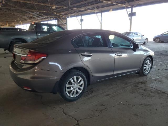 19XFB2F56FE093447 - 2015 HONDA CIVIC LX GRAY photo 3