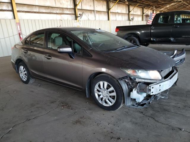19XFB2F56FE093447 - 2015 HONDA CIVIC LX GRAY photo 4