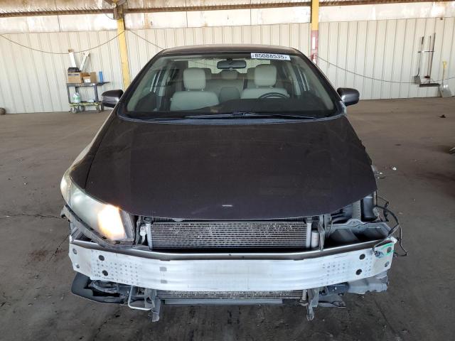 19XFB2F56FE093447 - 2015 HONDA CIVIC LX GRAY photo 5