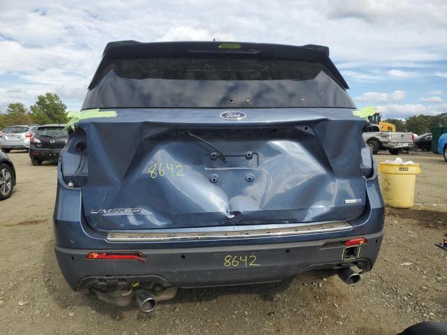 1FMSK8FH4LGC40044 - 2020 FORD EXPLORER LIMITED BLUE photo 6