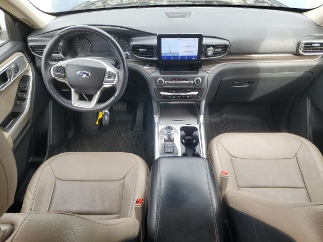 1FMSK8FH4LGC40044 - 2020 FORD EXPLORER LIMITED BLUE photo 8