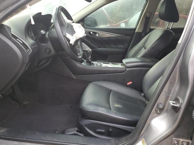 JN1CV7AR9HM680735 - 2017 INFINITI Q50 BASE GRAY photo 7