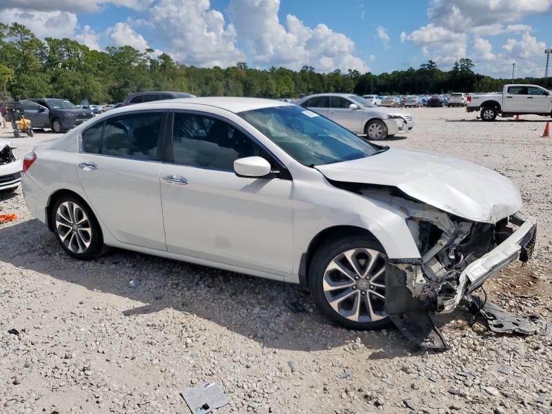 1HGCR2F53EA032803 - 2014 HONDA ACCORD SPORT WHITE photo 4