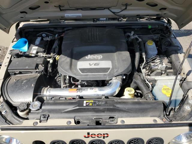 1C4BJWDG1HL701091 - 2017 JEEP WRANGLER U SPORT 棕色 照片 12