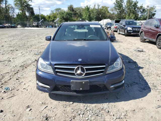 WDDGF8AB8EA928447 - 2014 MERCEDES-BENZ C 300 4MATIC BLUE photo 5
