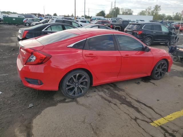 2HGFC2F83MH549270 - 2021 HONDA CIVIC SPORT RED photo 3