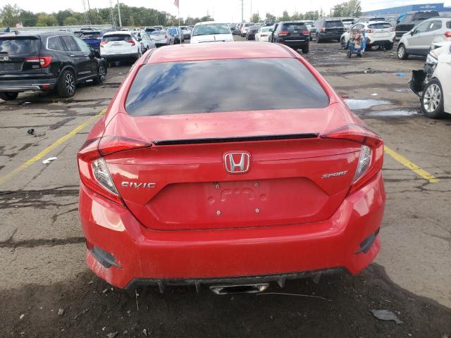 2HGFC2F83MH549270 - 2021 HONDA CIVIC SPORT RED photo 6