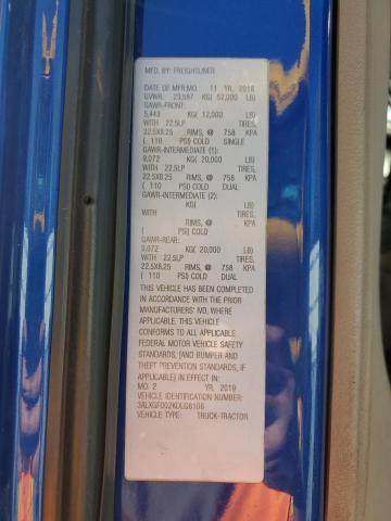 3ALXGF002KDLG8106 - 2019 FREIGHTLINER CASCADIA Blau Foto 10