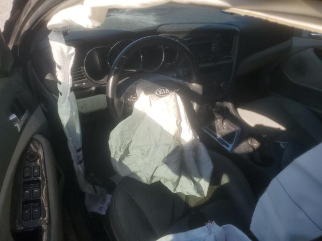 5XXGN4A71DG213501 - 2013 KIA OPTIMA EX GRAY photo 8