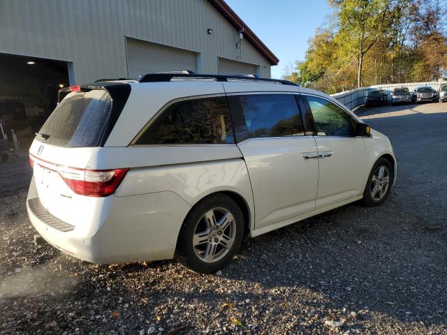 5FNRL5H98CB120634 - 2012 HONDA ODYSSEY TOURING WHITE photo 3