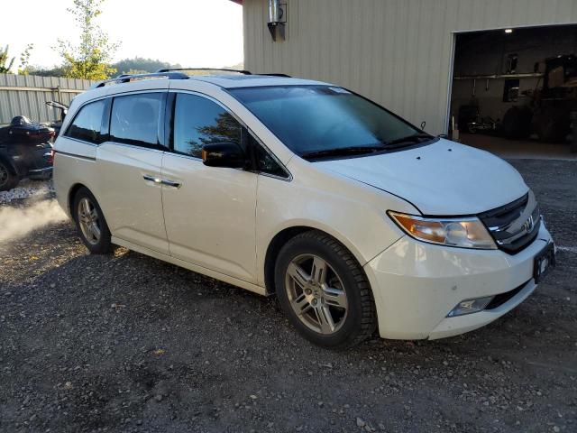 5FNRL5H98CB120634 - 2012 HONDA ODYSSEY TOURING WHITE photo 4