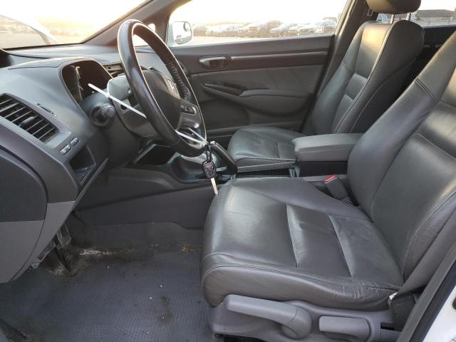 2HGFA16968H025402 - 2008 HONDA CIVIC EXL WHITE photo 7