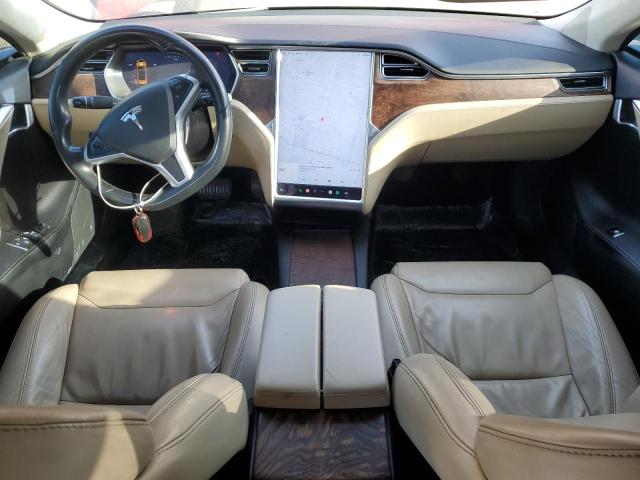 5YJSA1E15HF210006 - 2017 TESLA MODEL S RED photo 8