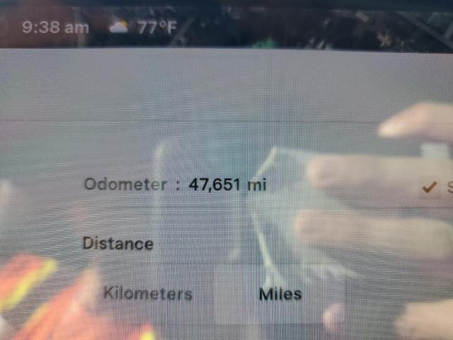 5YJYGDEE3MF254089 - 2021 TESLA MODEL Y Синій фото 9