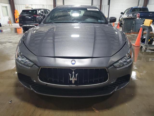 ZAM57RTA4F1154381 - 2015 MASERATI GHIBLI S GRAY photo 5