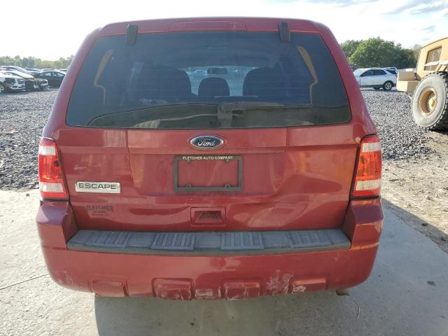 1FMCU0C74AKC41376 - 2010 FORD ESCAPE XLS MAROON photo 6