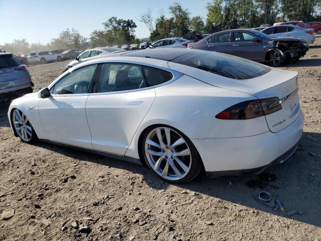 5YJSA1CN4DFP06737 - 2013 TESLA MODEL S Weiß Foto 2