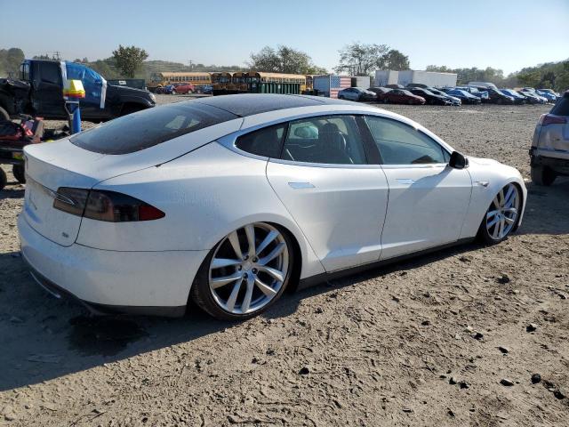 5YJSA1CN4DFP06737 - 2013 TESLA MODEL S Weiß Foto 3