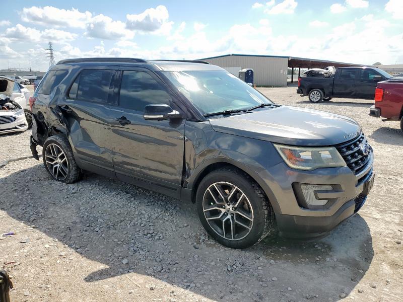 1FM5K8GT7HGA68826 - 2017 FORD EXPLORER SPORT GRAY photo 4