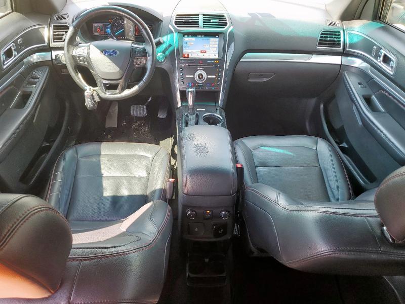 1FM5K8GT7HGA68826 - 2017 FORD EXPLORER SPORT GRAY photo 8