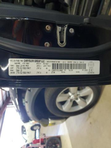 1C6RD7GTXCS180687 - 2012 DODG RAM 1500 SLT BLACK photo 12