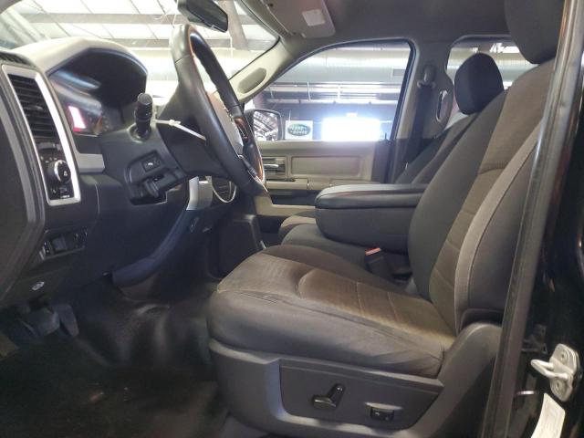 1C6RD7GTXCS180687 - 2012 DODG RAM 1500 SLT BLACK photo 7