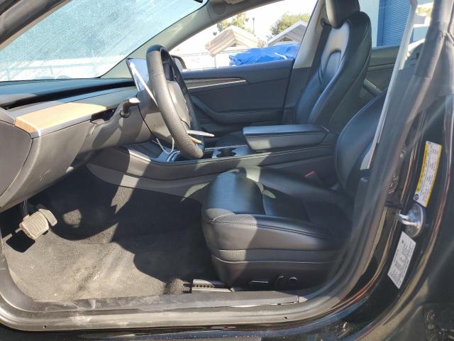 5YJ3E1EA8NF185803 - 2022 TESLA MODEL 3 BLACK photo 7