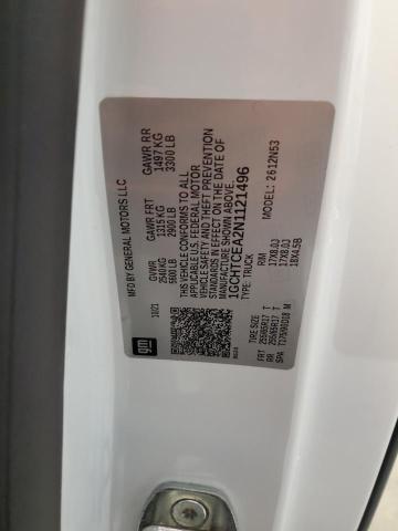 1GCHTCEA2N1121496 - 2022 CHEVROLET COLORADO LT WHITE photo 12