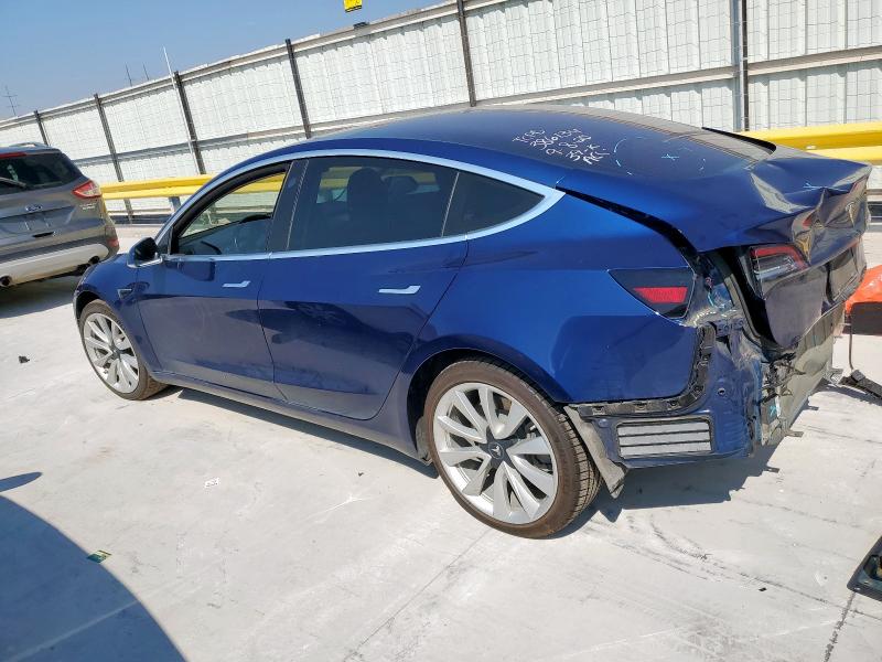5YJ3E1EA4JF118318 - 2018 TESLA MODEL 3 蓝色 照片 2