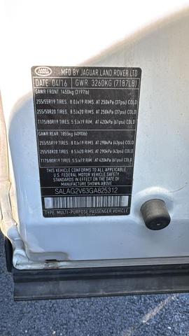 SALAG2V63GA825312 - 2016 LAND ROVER LR4 HSE WHITE photo 13