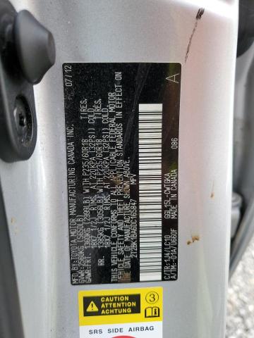 2T2BK1BA6DC165847 - 2013 LEXUS RX 350 BASE Gümüş foto 13