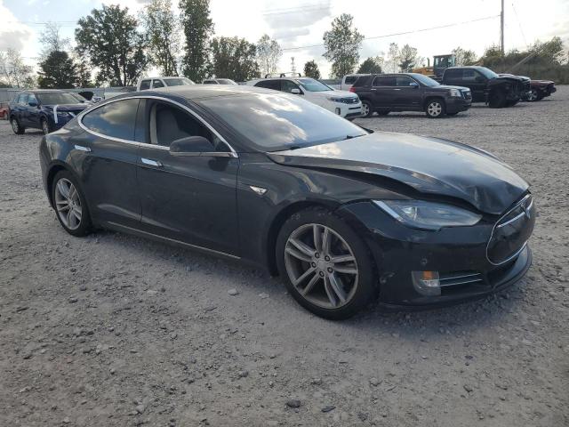 5YJSA1DN0DFP07916 - 2013 TESLA MODEL S Schwarz Foto 4
