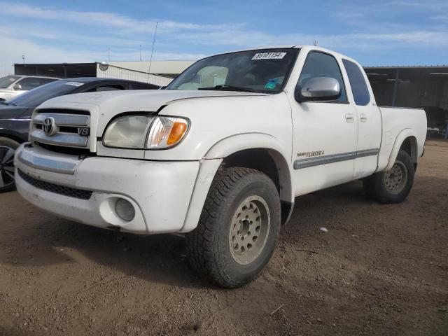 5TBBT44123S417804 - 2003 TOYOTA TUNDRA ACCESS CAB SR5 WHITE photo 1