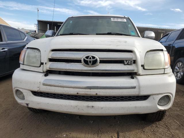 5TBBT44123S417804 - 2003 TOYOTA TUNDRA ACCESS CAB SR5 WHITE photo 5