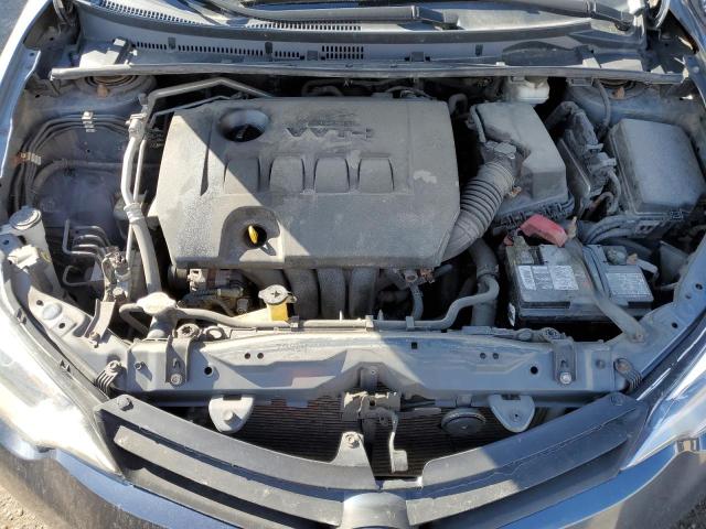 2T1BURHEXEC047177 - 2014 TOYOTA COROLLA L GRAY photo 11