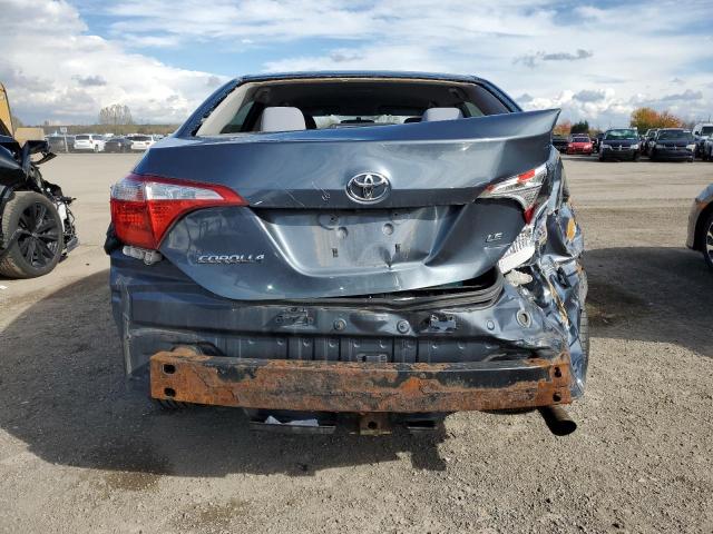 2T1BURHEXEC047177 - 2014 TOYOTA COROLLA L GRAY photo 6