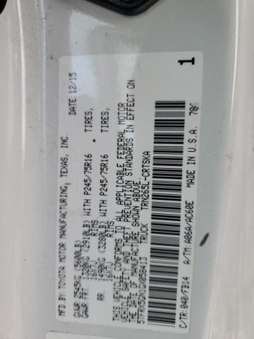 5TFRX5GN1GX058413 - 2016 TOYOTA TACOMA ACCESS CAB Weiß Foto 13