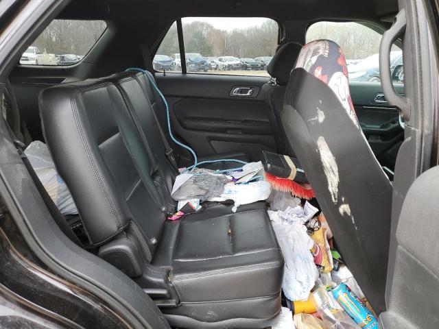 1FM5K8AR2EGB79843 - 2014 FORD EXPLORER POLICE INTERCEPTOR შავი ფოტო 11