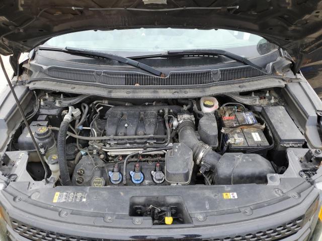 1FM5K8AR2EGB79843 - 2014 FORD EXPLORER POLICE INTERCEPTOR შავი ფოტო 12