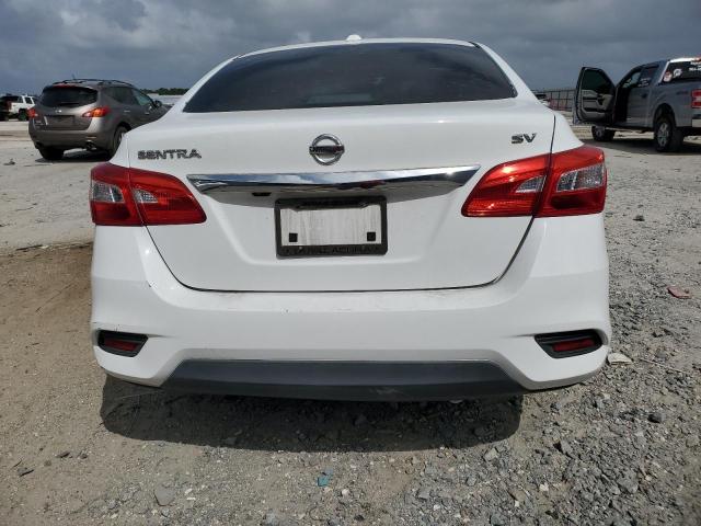3N1AB7AP7KY322567 - 2019 NISSAN SENTRA S WHITE photo 6