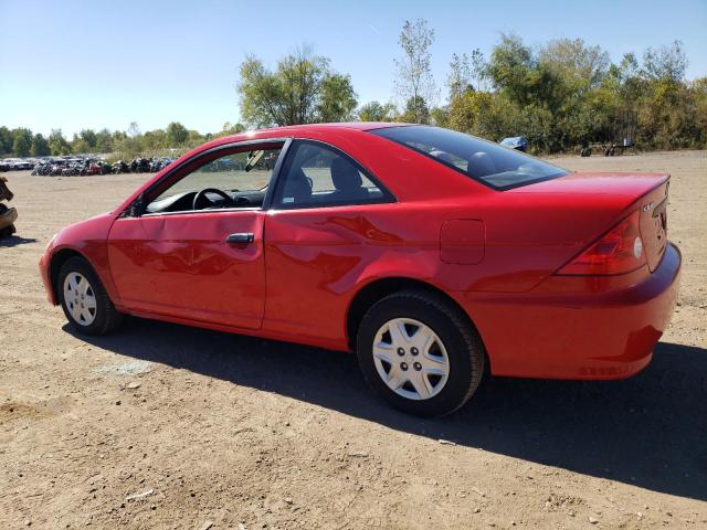 1HGEM22124L029162 - 2004 HONDA CIVIC DX VP 红色 照片 2