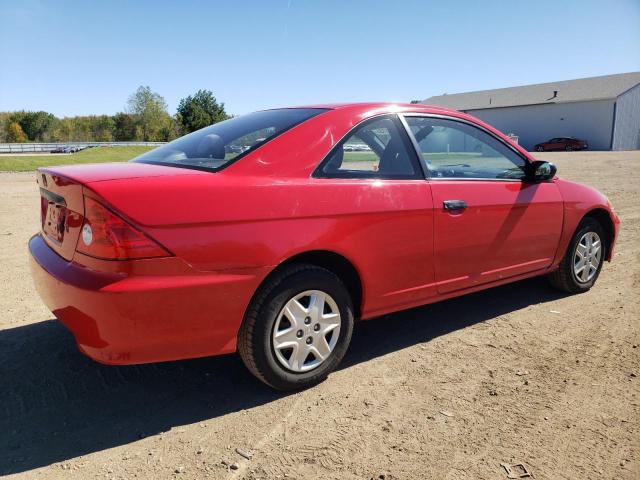 1HGEM22124L029162 - 2004 HONDA CIVIC DX VP 红色 照片 3
