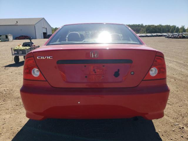 1HGEM22124L029162 - 2004 HONDA CIVIC DX VP 红色 照片 6