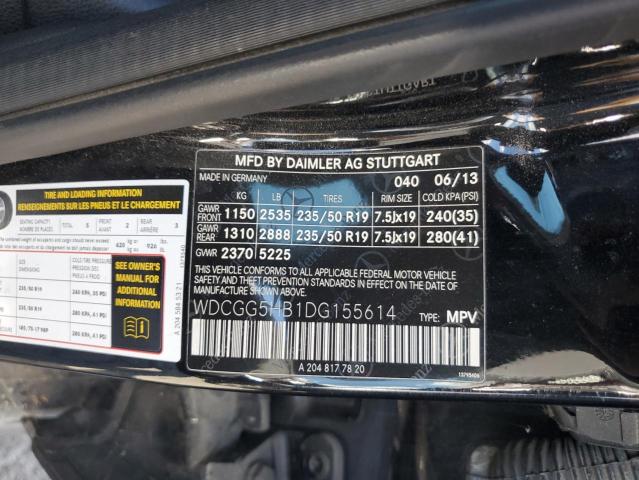 WDCGG5HB1DG155614 - 2013 MERCEDES-BENZ GLK 350 黑色 照片 13