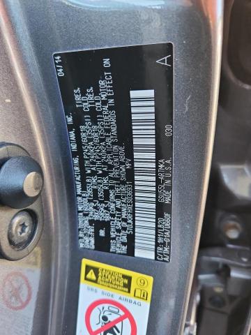 5TDJKRFHXES036931 - 2014 TOYOTA HIGHLANDER XLE 灰色 照片 13